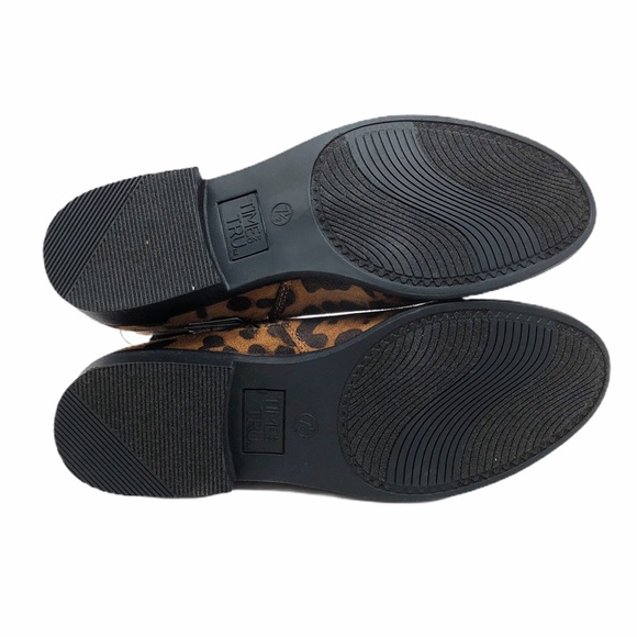 (SH-124) Time And Tru Block Heels Leopard Sz 7.5 - Picture 5 of 5